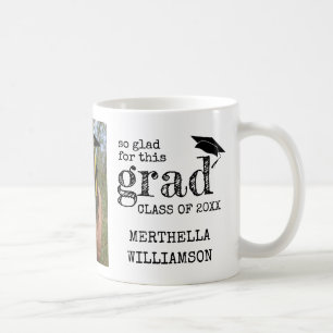 Mug Stylish Rustic Photo Graduation