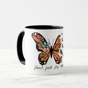 Mug Sublimation de papillon inspirante