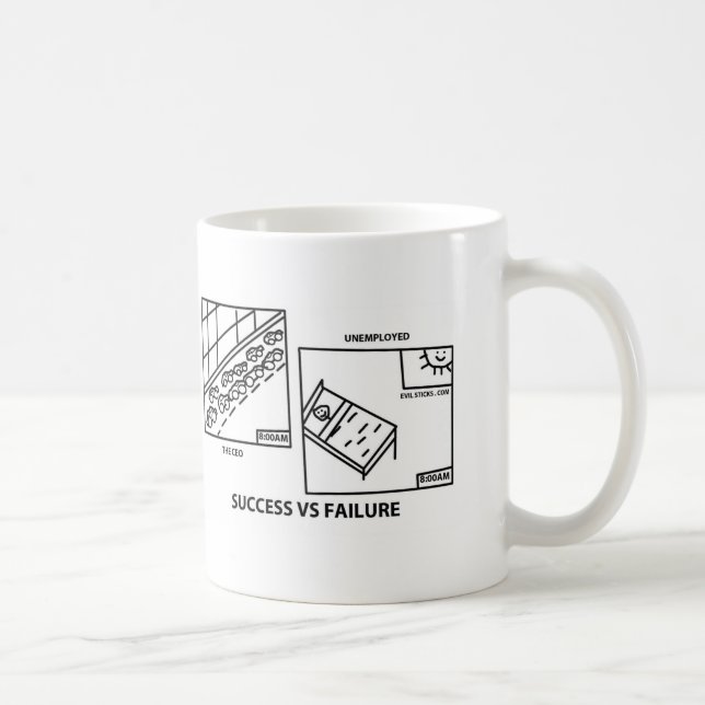 Mug Succès contre l'échec (Droite)