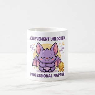 Mug Succès Débloqué Chauve-Souris Dormeuse Professionn