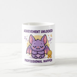 Mug Succès Débloqué Chauve-Souris Dormeuse Professionn