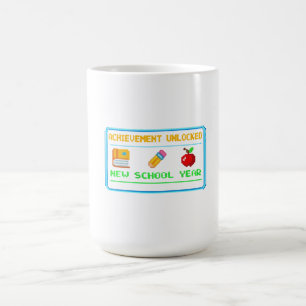 Mug Succès débloqué : Nouvelle année scolaire Jeu ré