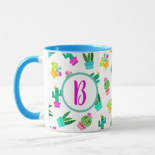 Mug Succulents et cactus Kawaii à pots mignons