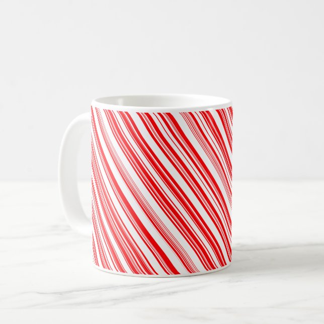 Mug sucre de canne Christmas Stripes 4Jamielee (Devant gauche)