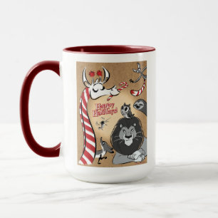 Mug SUCRE DE CANNE GIRAFFE & AMIS par Jeff Willis Art