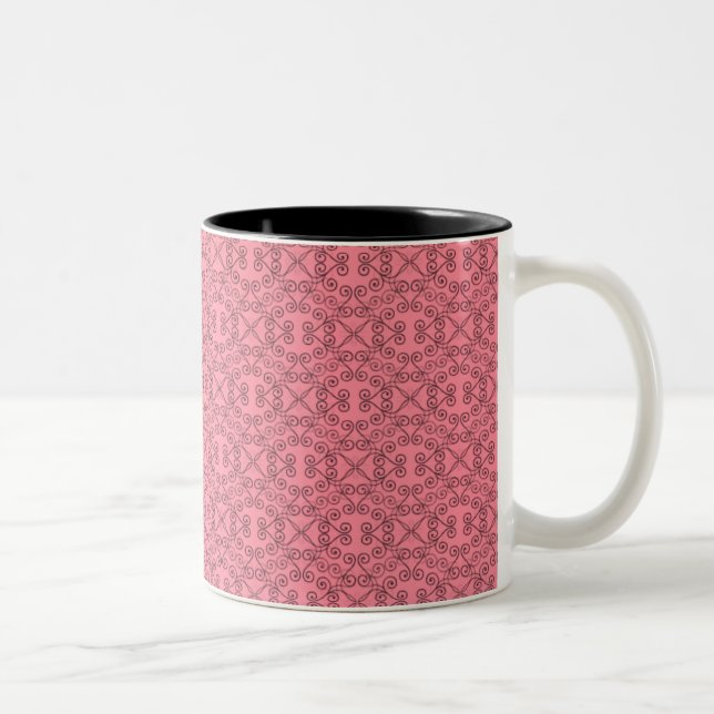 Mug sucré et dainty, pastèque rose (Droit)