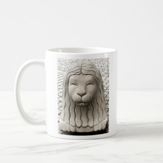 Mug Suède Lion de pierre Stockholm photo (Gauche)