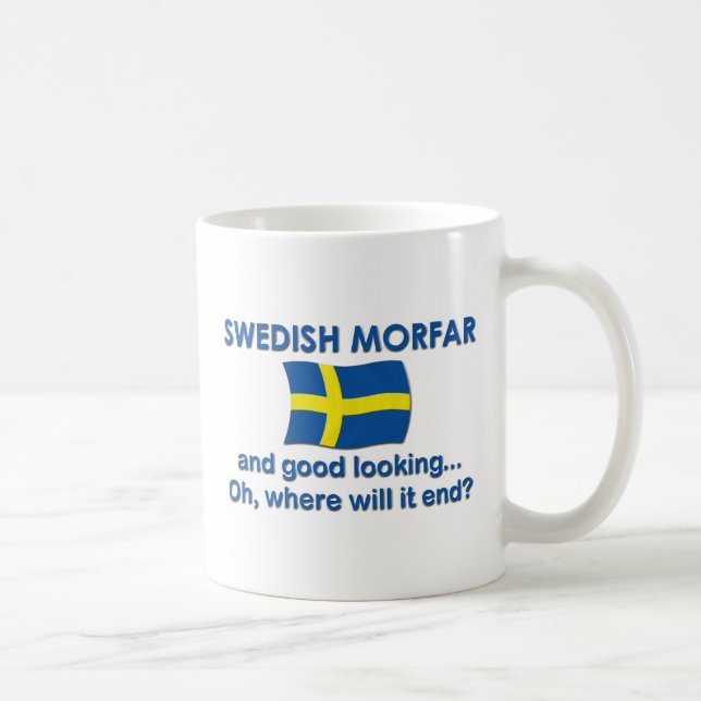 Mug Suédois beau Morfar (grand-papa) (Droite)