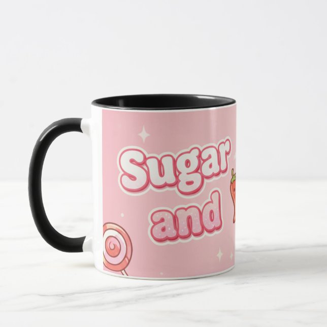 Mug Sugar amd Spicy - Funny (Gauche)
