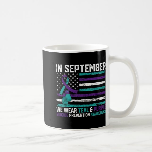 Mug Suicide Awareness 2024 In September We Wear Teal P (Droite)