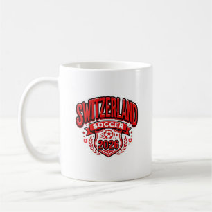 Mug Suisse Football 2026 Football Gras Pays Typogr
