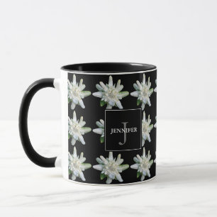 Mug Suisse Swiss Edelweiss monogramme nom souvenir