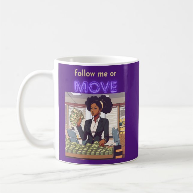 Mug Suivez-moi ou déplacez-moi (Gauche)