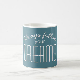 Mug Suivez toujours la typographie de vos citations de
