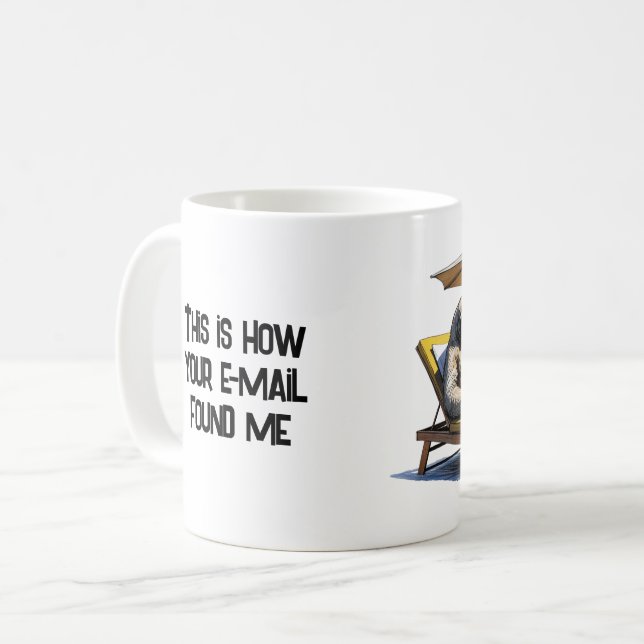 Mug Summer chill vibes Sloth (Devant gauche)