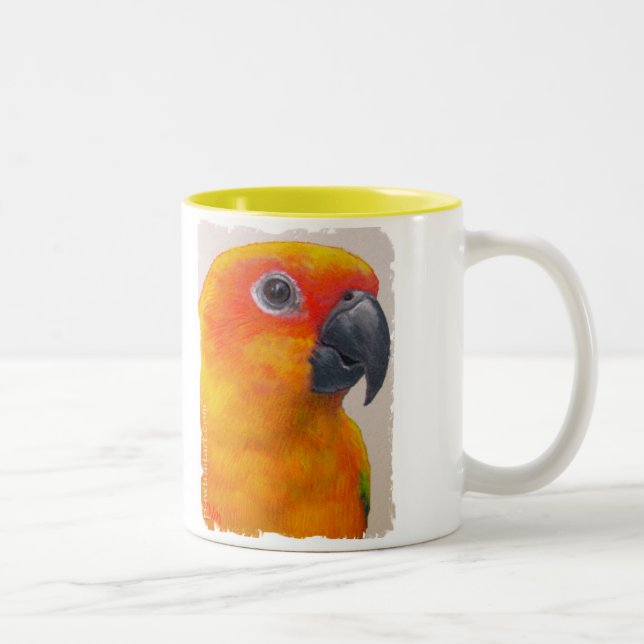 Mug - Sun Conure Parrot (Right)