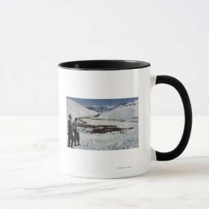 Mug Sun Valley, ID - Scène hivernale de Sun Valley