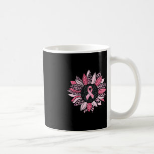 Mug Sunflower rose Cancer du sein Sensibilisation Femm
