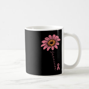Mug Sunflower rose Ruban Cancer du sein Survivant Awar