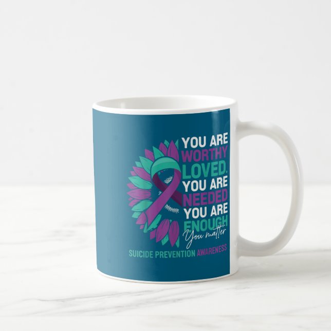 Mug Sunflower Suicide Prevention Awareness Motivationa (Droite)