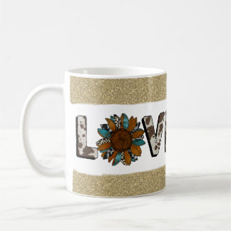 Mug Sunflower Western Loho Boho été