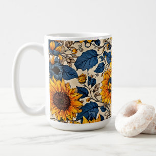 Mug Sunlit Splendor : Motif Sunflower