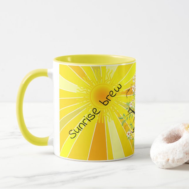 Mug Sunny Sunrise Brew (Avec donut)