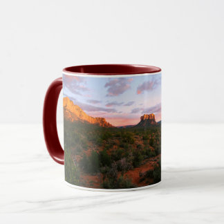 Mug Sunrise du matin, désert de Sedona Arizona