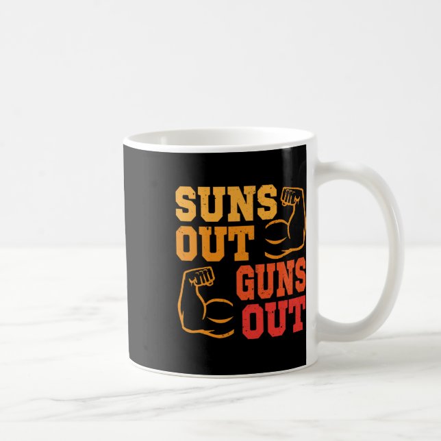 Mug Suns Out Guns Out Muscles Bodybuilding Poids (Droite)