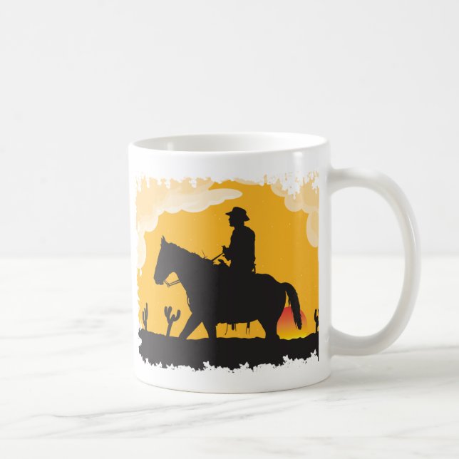 Mug Sunset Cowboy (Droite)
