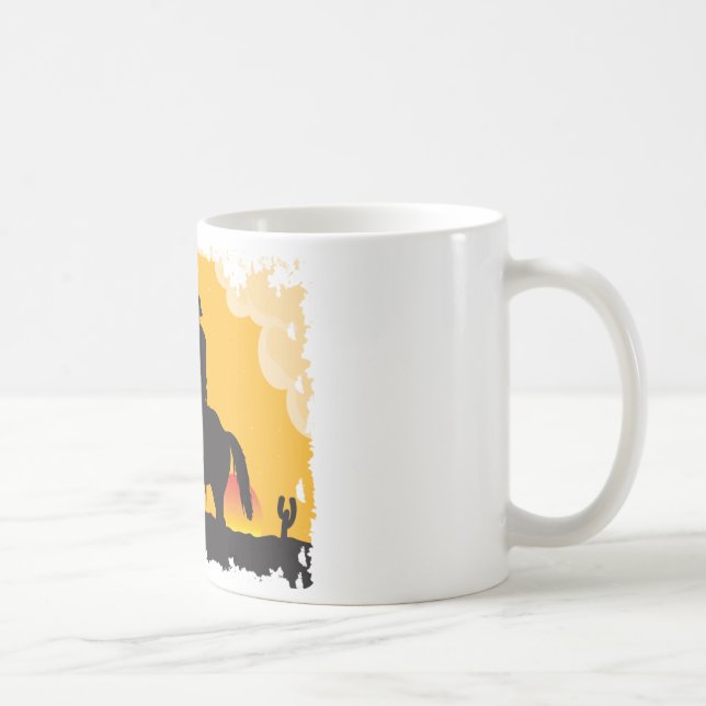 Mug Sunset Cowboy (Droite)