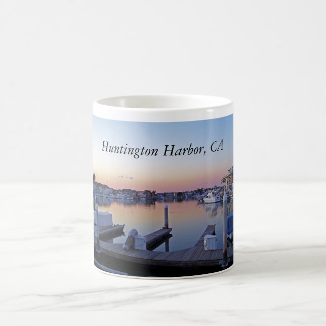 Mug Sunset du port de Huntington (Centre)
