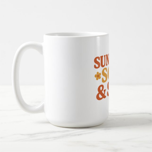 Mug Sunshine Soul & Sass Retro les années 70'inspiré d (Gauche)