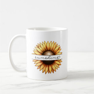 Mug Sunshine Sunflower Personnalisée