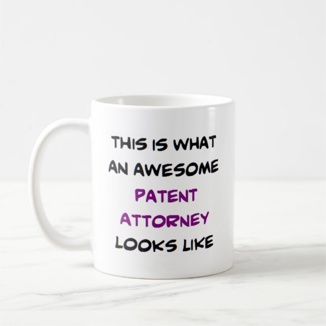 Mug super avocat des brevets (Gauche)
