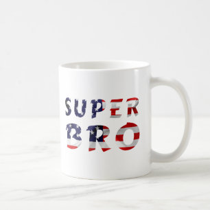 Mug Super Bro et le drapeau américain
