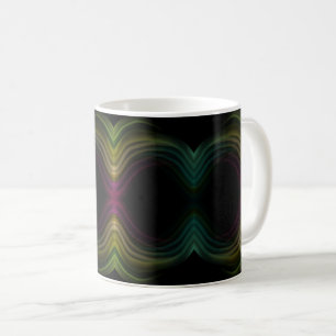 Mug Super coloré Motif psychédélique Abstrait Art