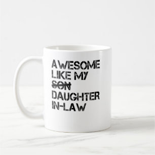 Mug Super Comme Ma Fille De Famille De Fille De Belle-