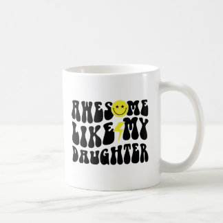 Mug Super Comme Ma Fille Fête des pères Papa Super