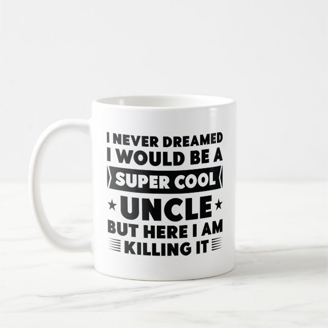 Mug Super Cool oncle (Gauche)