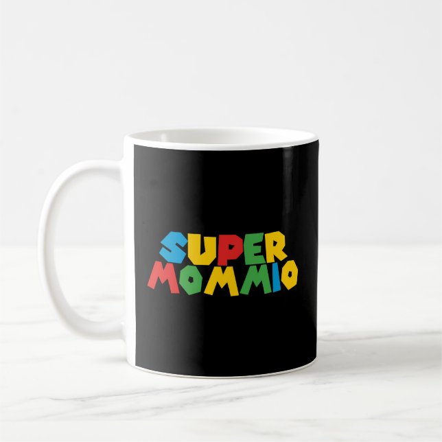 Mug Super Gamer Mommio Day Pour Les Mères Du Mari (Gauche)