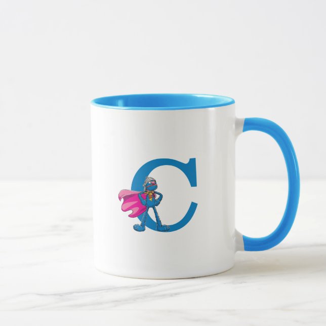 Mug Super Grover Monogramme C (Droite)