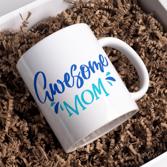 Mug Super maman la main Lettré (Créateur téléchargé)
