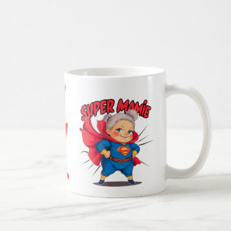 Mug Super Mamie 2 message d'amour pour les mamies