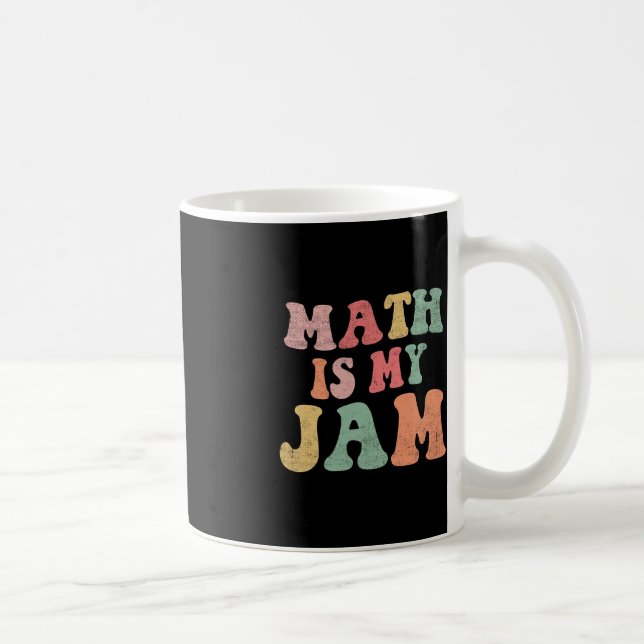 Mug Super Math est ma confiture le premier jour de ret (Droite)