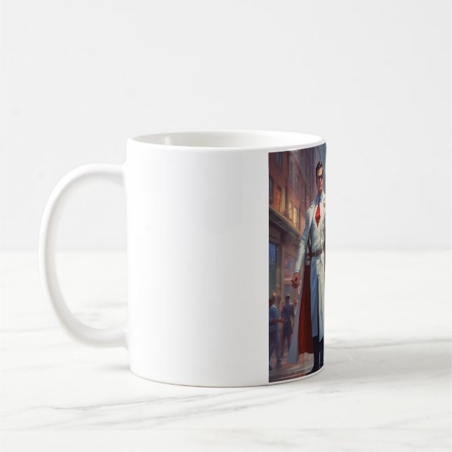 Mug Super Médicaments : Héros dans la boue de Scrubs (Gauche)