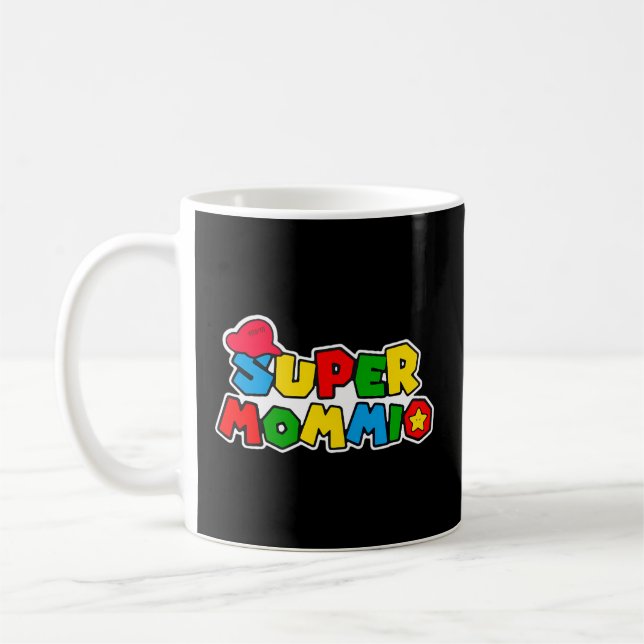 Mug Super Mommio' Maman maman maman maman maman jeu vi (Gauche)