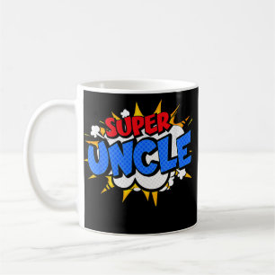 Mug Super Oncle Funny Cool Comic Héros de dessin animé