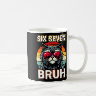 Mug Super Rétro Six Sept Frère Chat Lunettes Mème 67