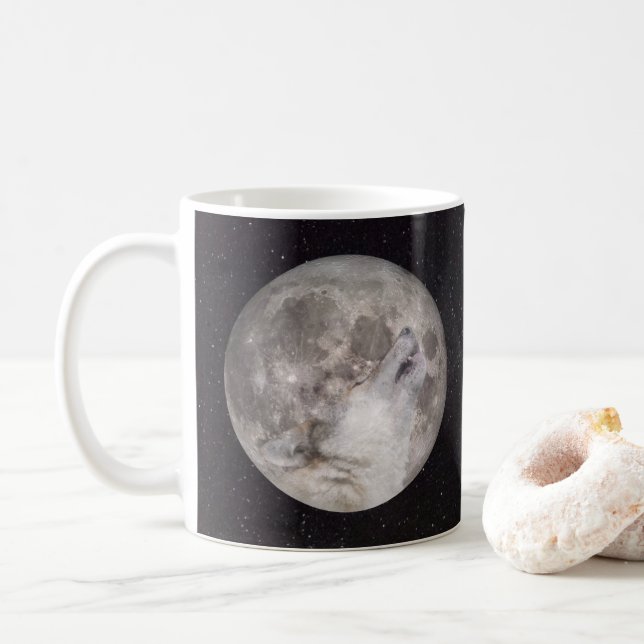 Mug Super Wolf Moon (Avec donut)